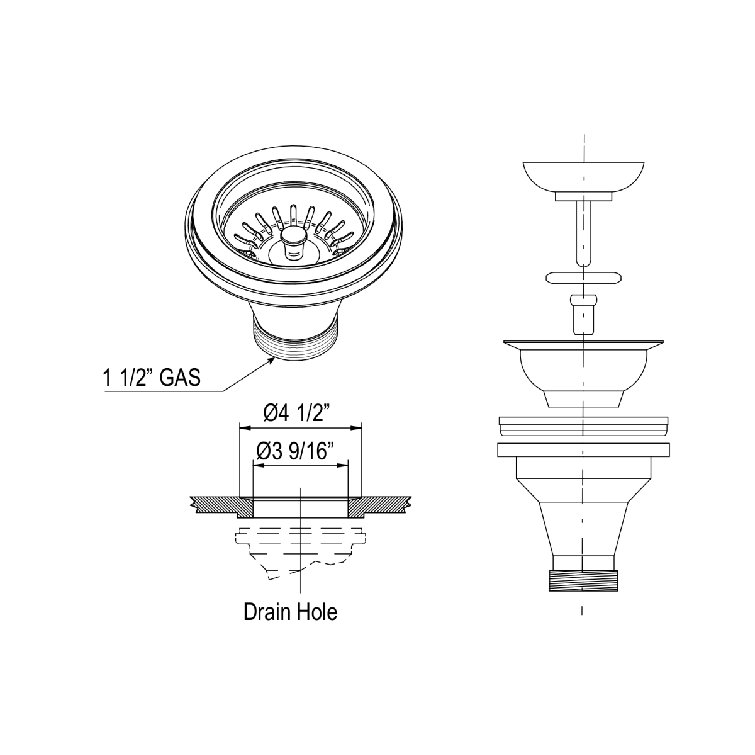 Rohl Basket Strainer Wayfair